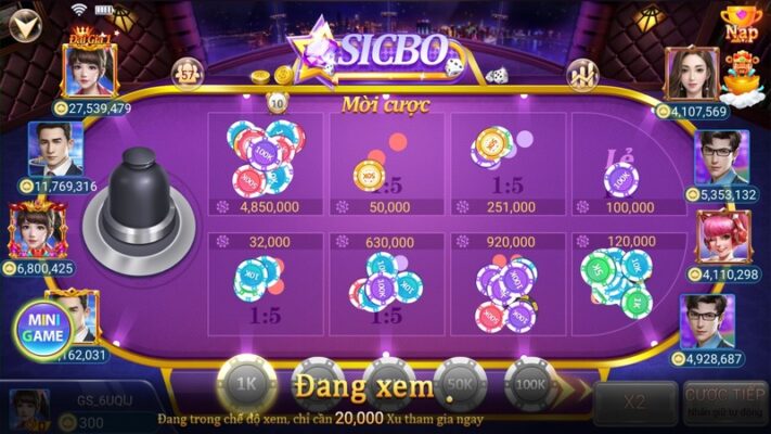 thủ thuật chơi sicbo
